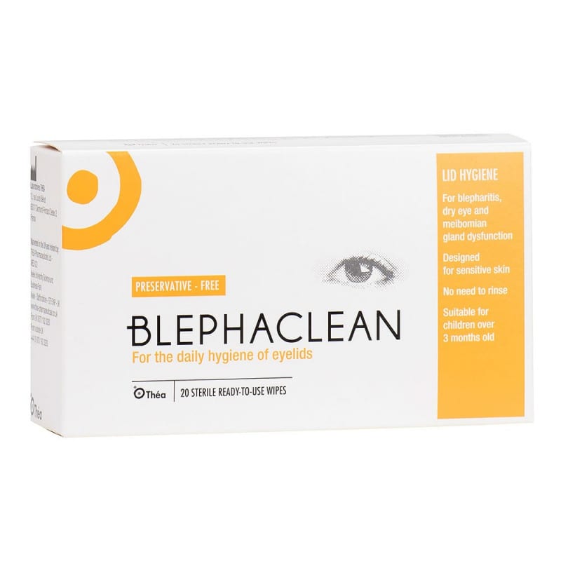 BLEPHACLEAN WIPES 20 pack Blepharitis » OpticalRooms