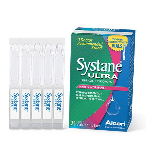Systane ULTRA Lubricant Eye Drop Vials (Preservative-Free)