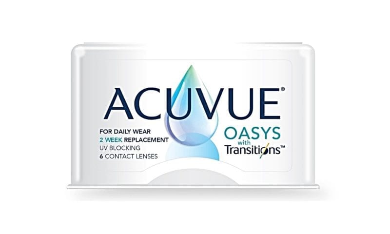 ACUVUE OASYS with Transitions Fortnightly Contact Lenses