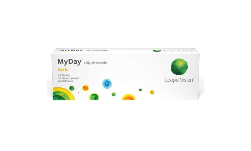 Coopervision My Day Toric Contact Lenses