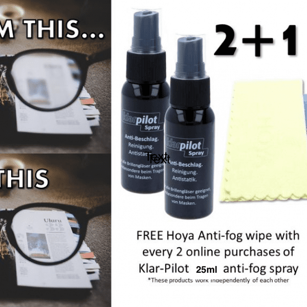 Anti Fog Glasses and Cloth Offer