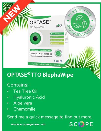 Optase TTO Blephawipes