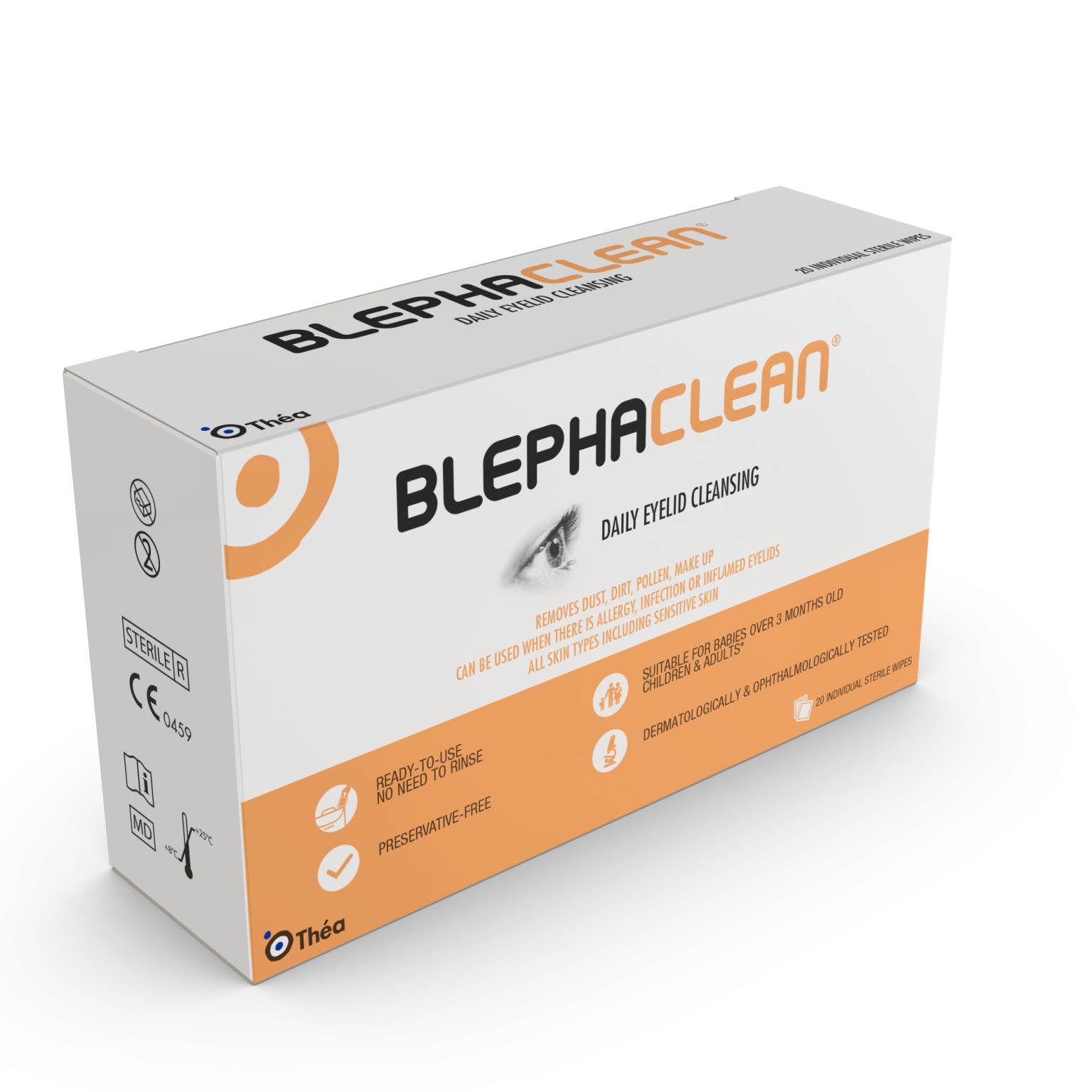 BLEPHACLEAN WIPES 20 pack Blepharitis » OpticalRooms